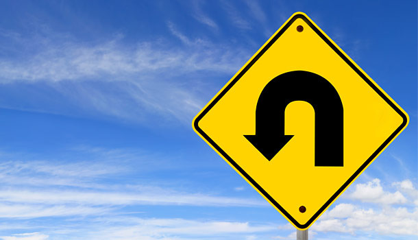 Turning in the Opposite Direction