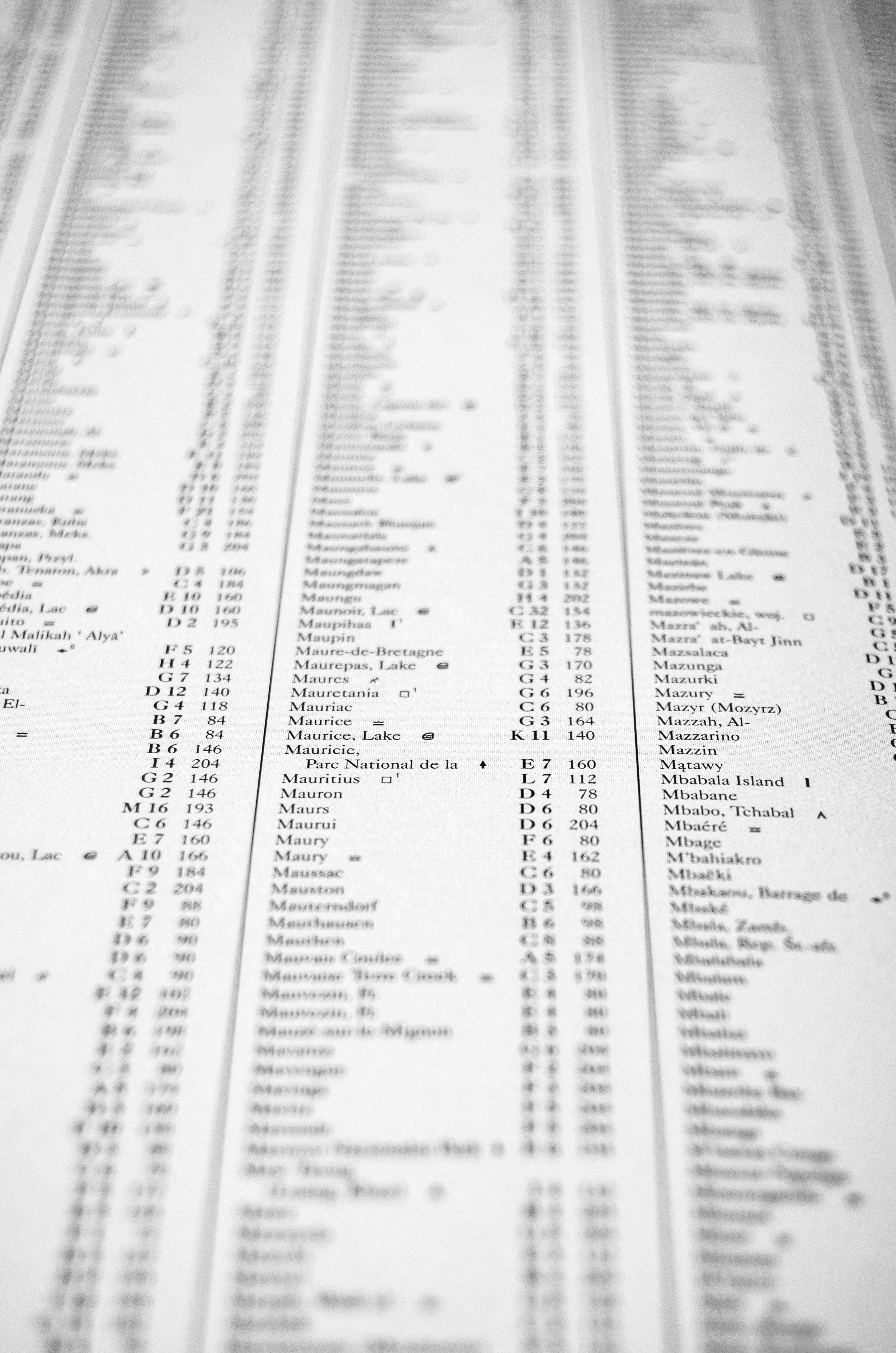 Lessons in a List of Names