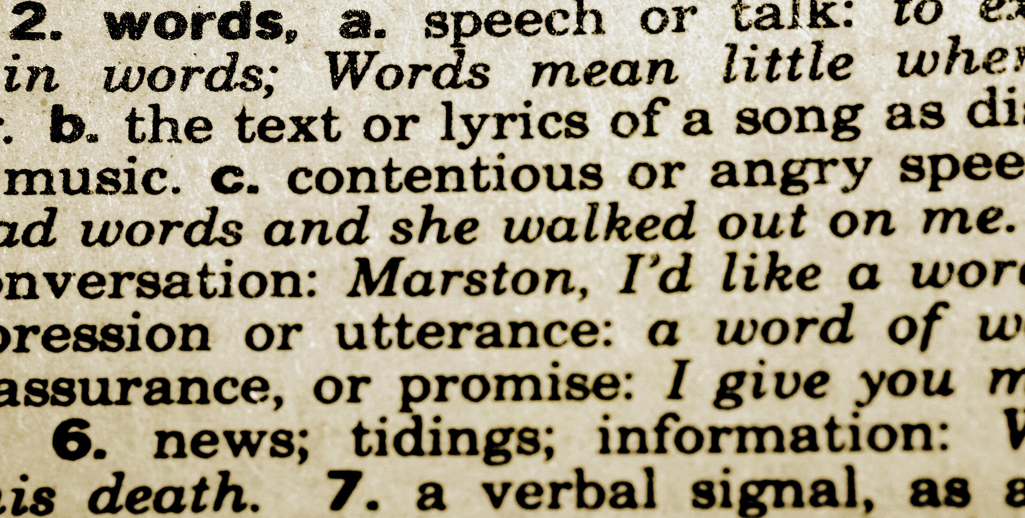 Words of Life or Death