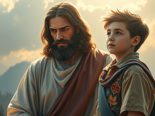 Jesus and the Eagle Scout